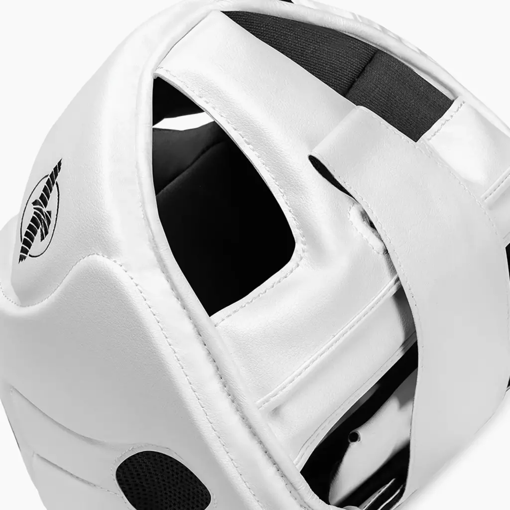 Боксёрский шлем Hayabusa T3 Headgear бело-чёрный