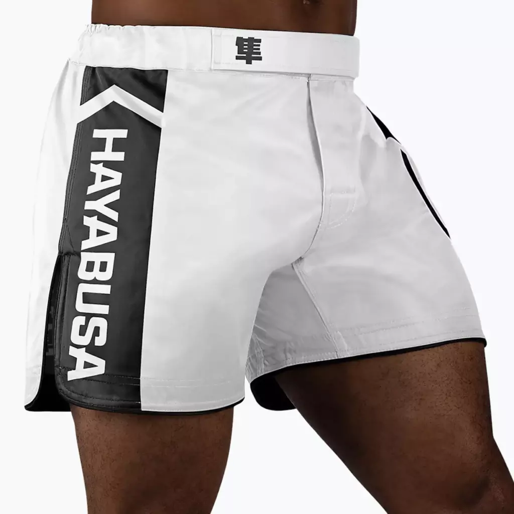 Шорты Hayabusa Icon MMA бело-чёрные