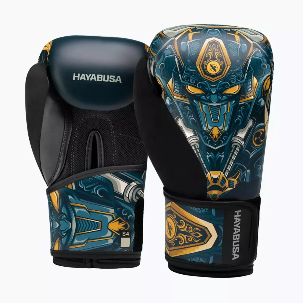 Детские Боксёрские перчатки Hayabusa S4 - синий робот