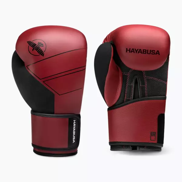 Боксёрские перчатки Hayabusa S4 Leather red