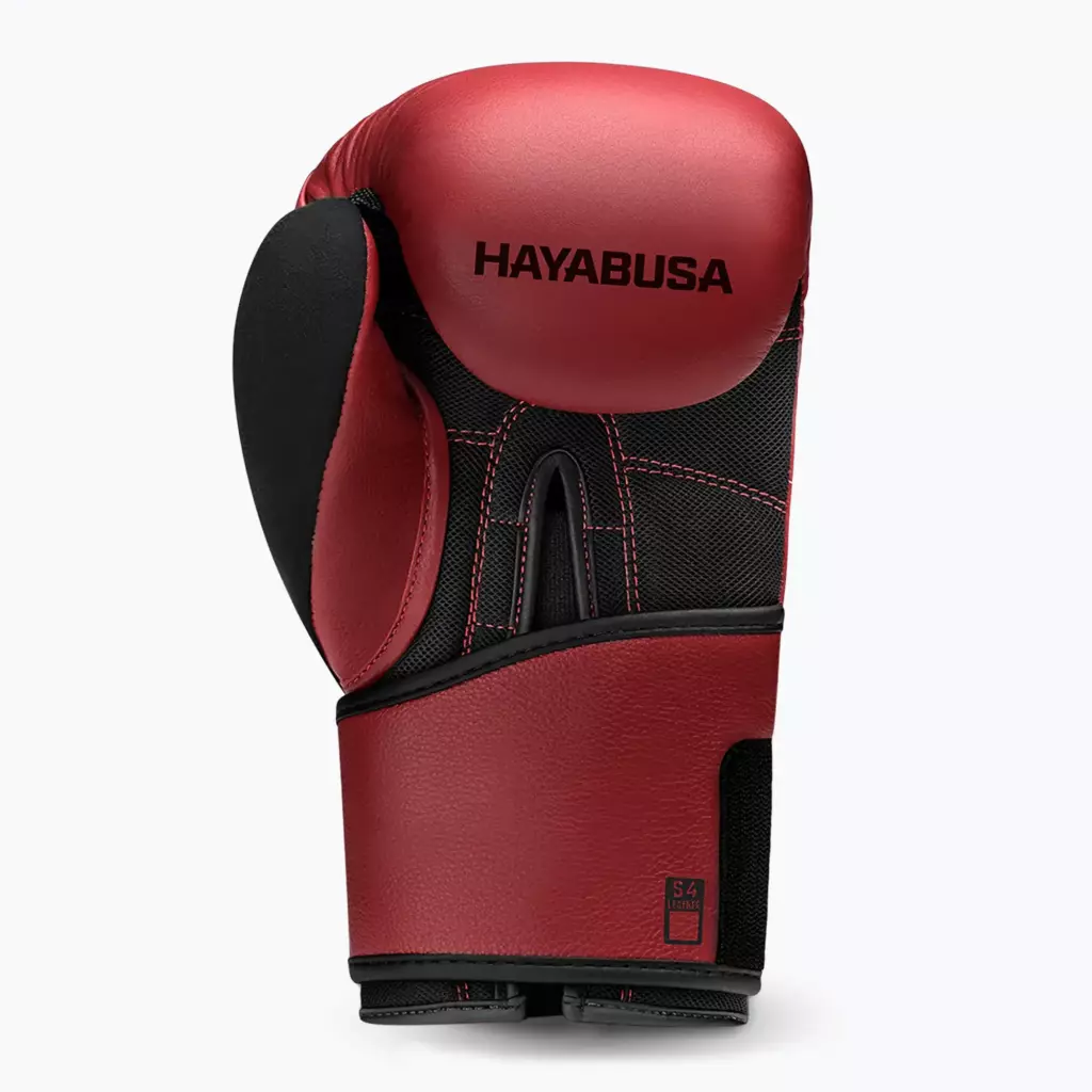 Боксёрские перчатки Hayabusa S4 Leather red
