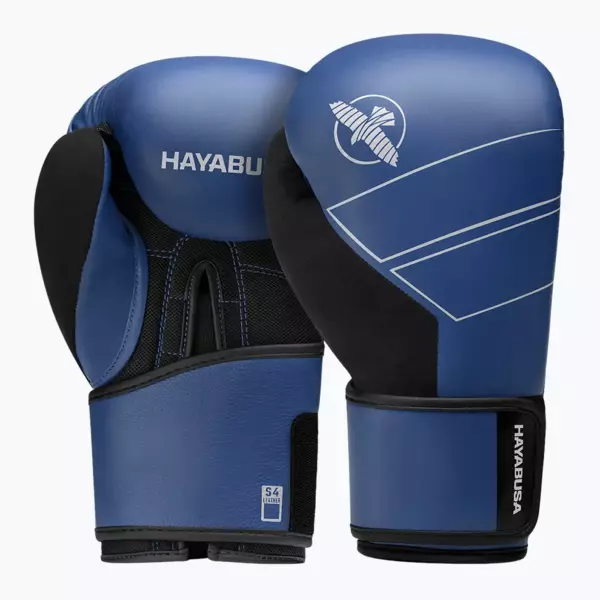 Боксёрские перчатки Hayabusa S4 Leather blue