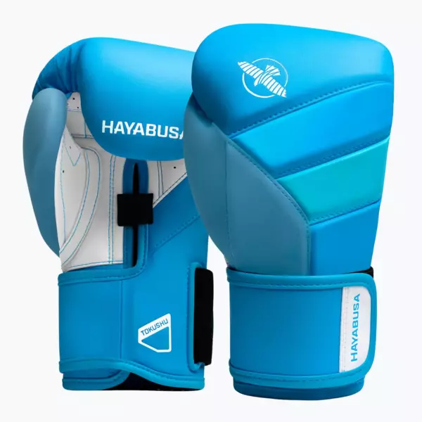 Боксёрские перчатки Hayabusa T3 Neon neon blue
