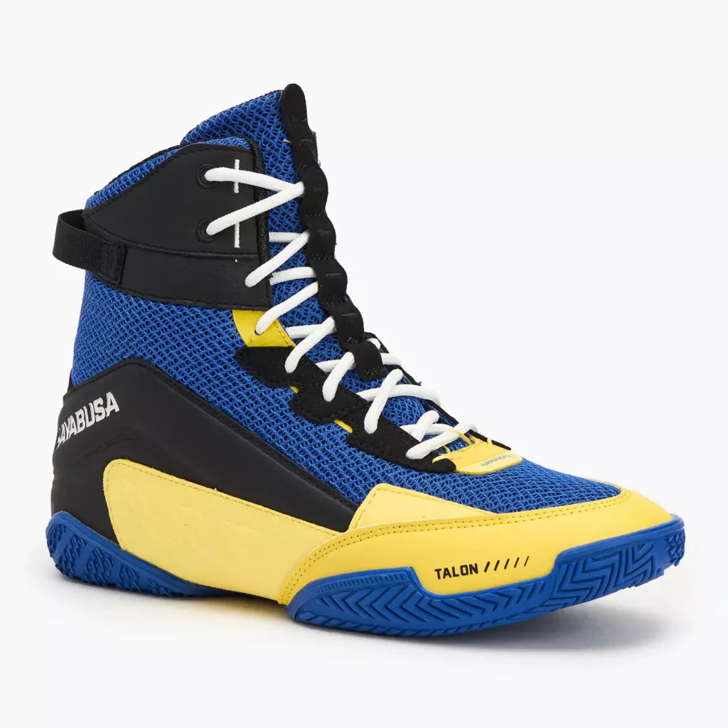 Боксёрки Hayabusa Talon Boxing blue/yellow