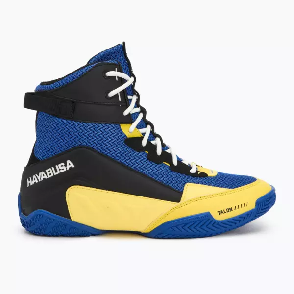 Боксёрки Hayabusa Talon Boxing blue/yellow