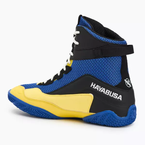 Боксёрки Hayabusa Talon Boxing blue/yellow