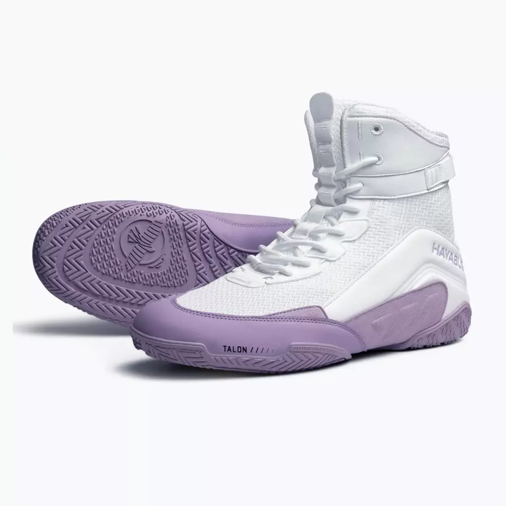 Боксёрки Hayabusa Talon Boxing white/lavender
