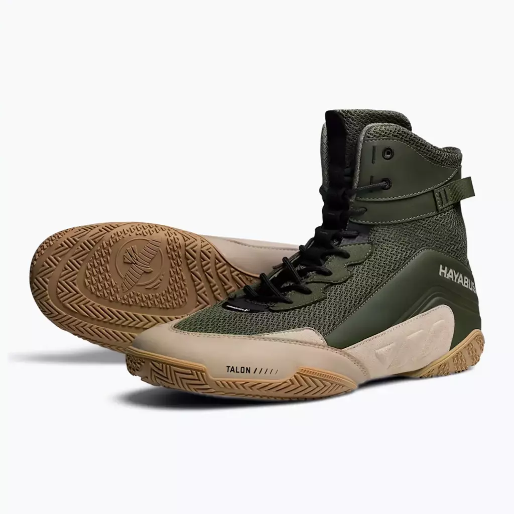 Боксёрки Hayabusa Talon Boxing green/tan