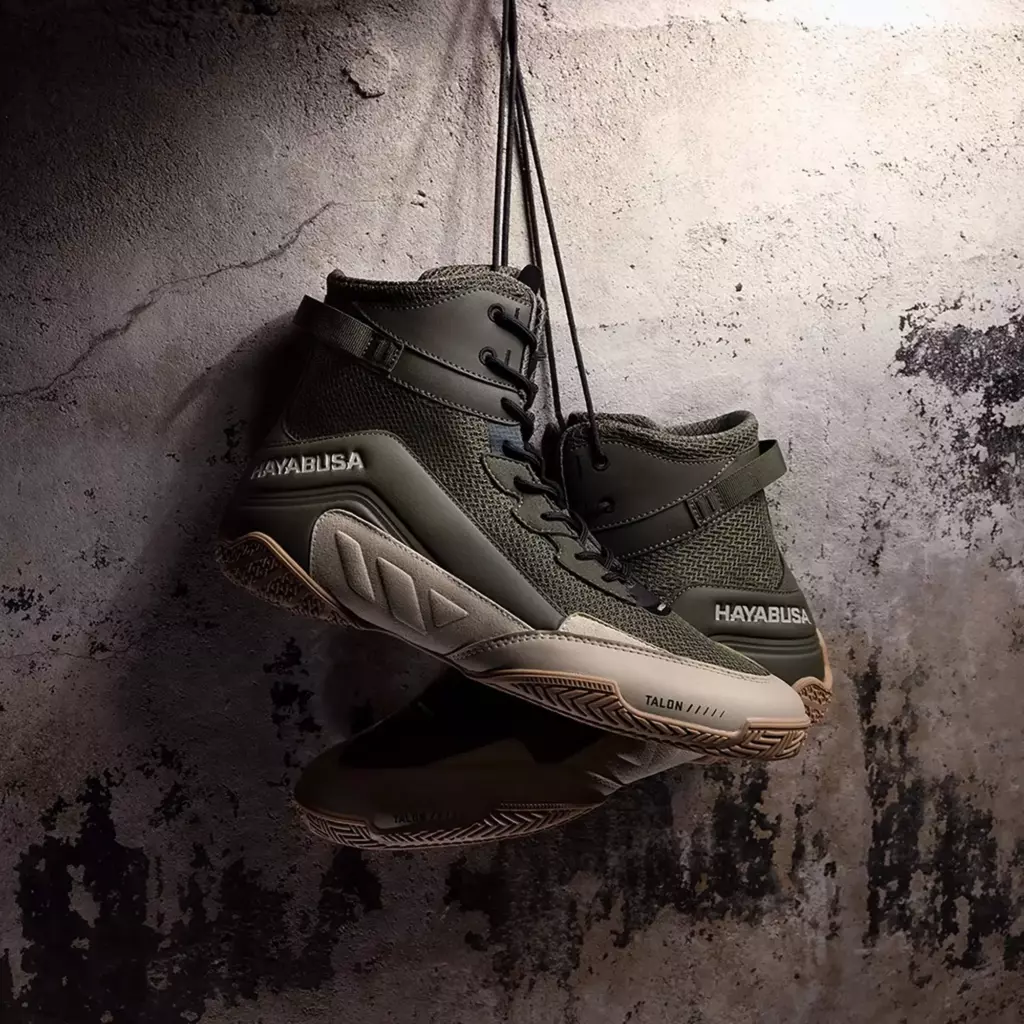 Боксёрки Hayabusa Talon Boxing green/tan