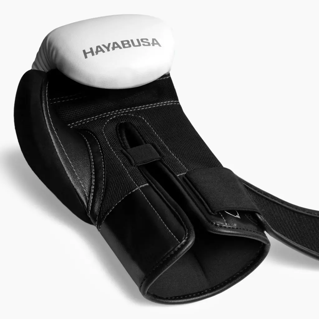 Боксёрские перчатки Hayabusa E1 Boxing white/silver