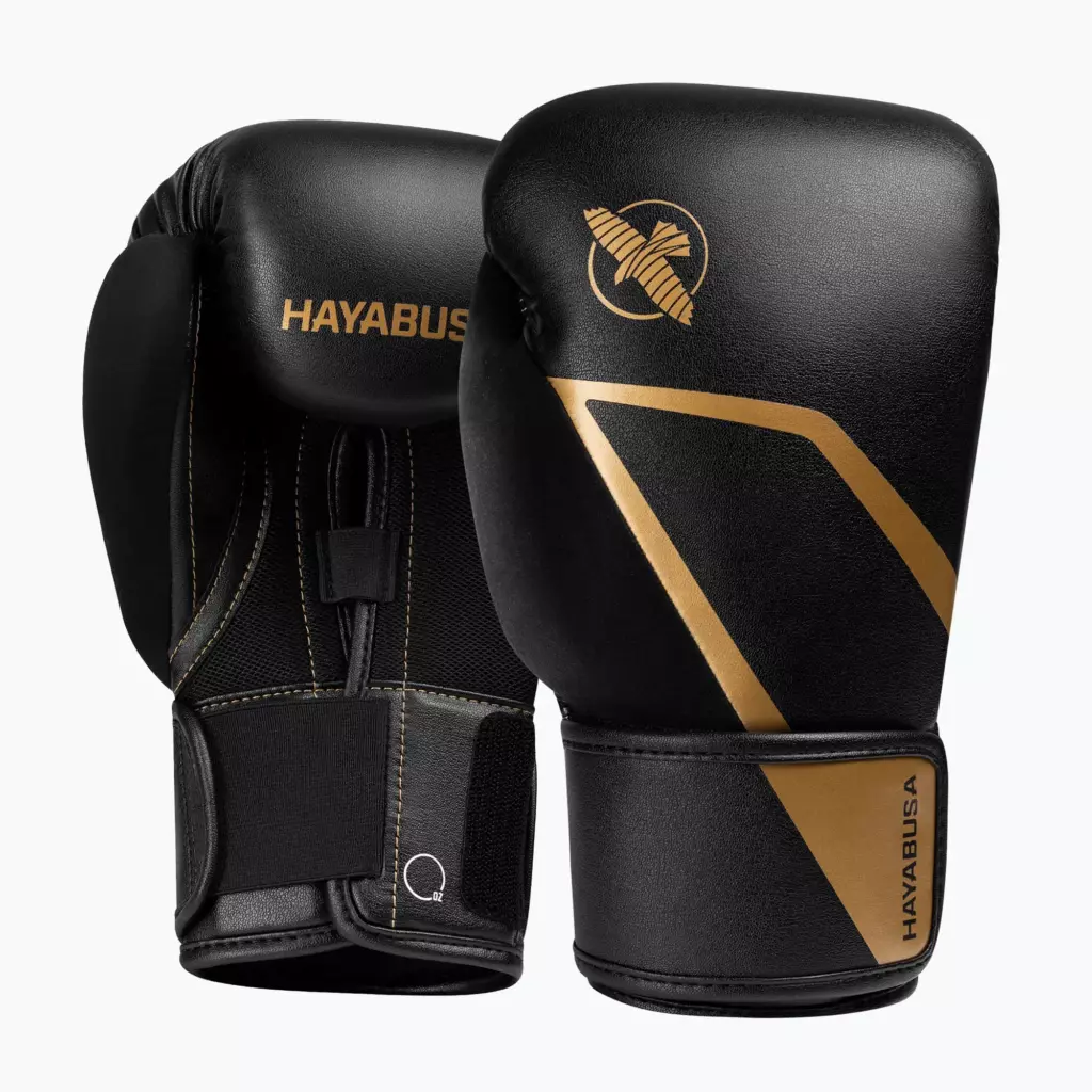 Боксёрские перчатки Hayabusa E1 Boxing black/gold