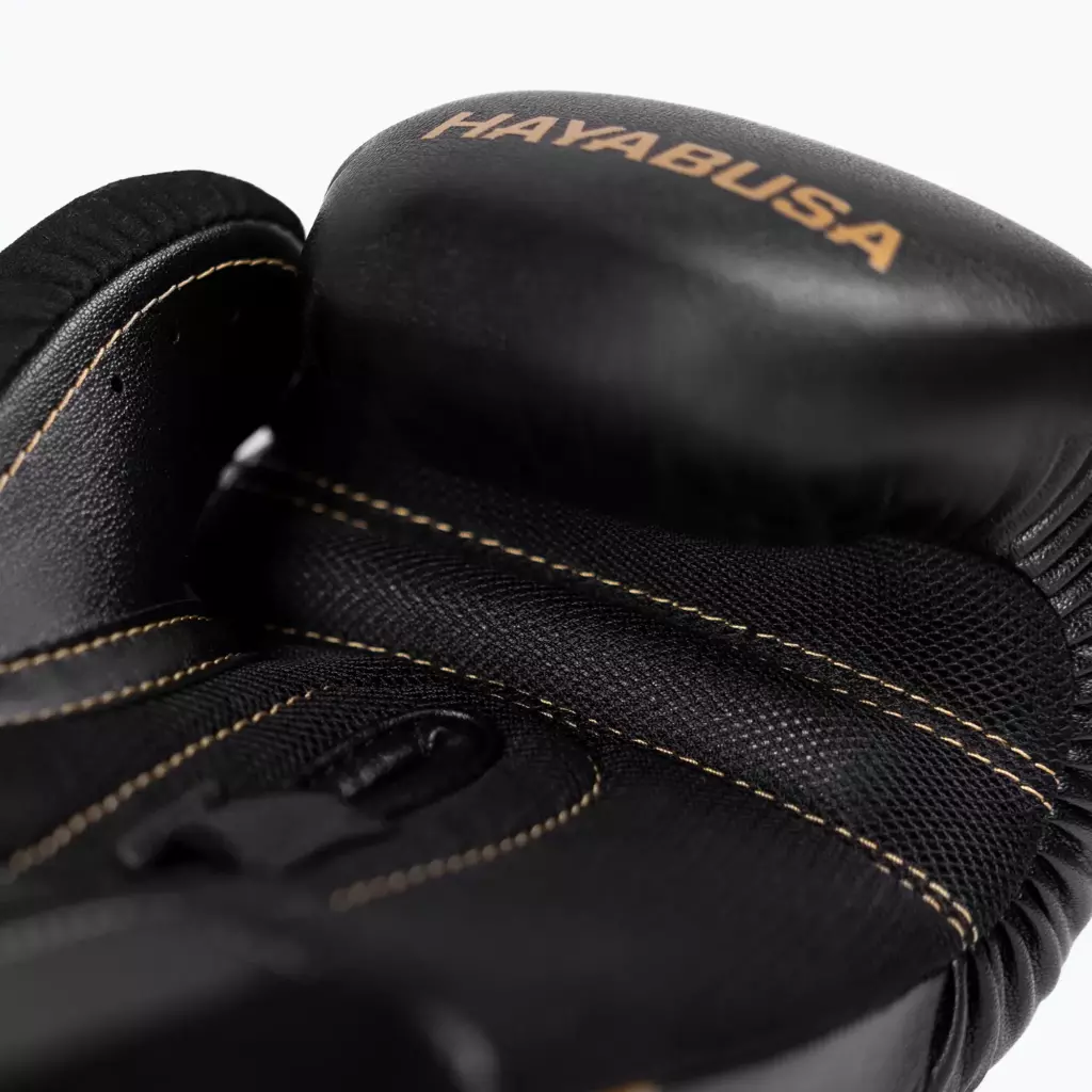 Боксёрские перчатки Hayabusa E1 Boxing black/gold