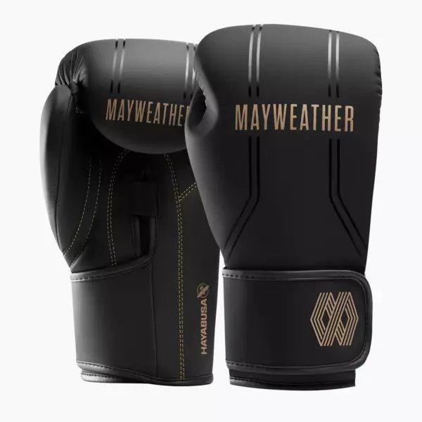 Боксёрские перчатки Hayabusa Mayweather Contender black/gold