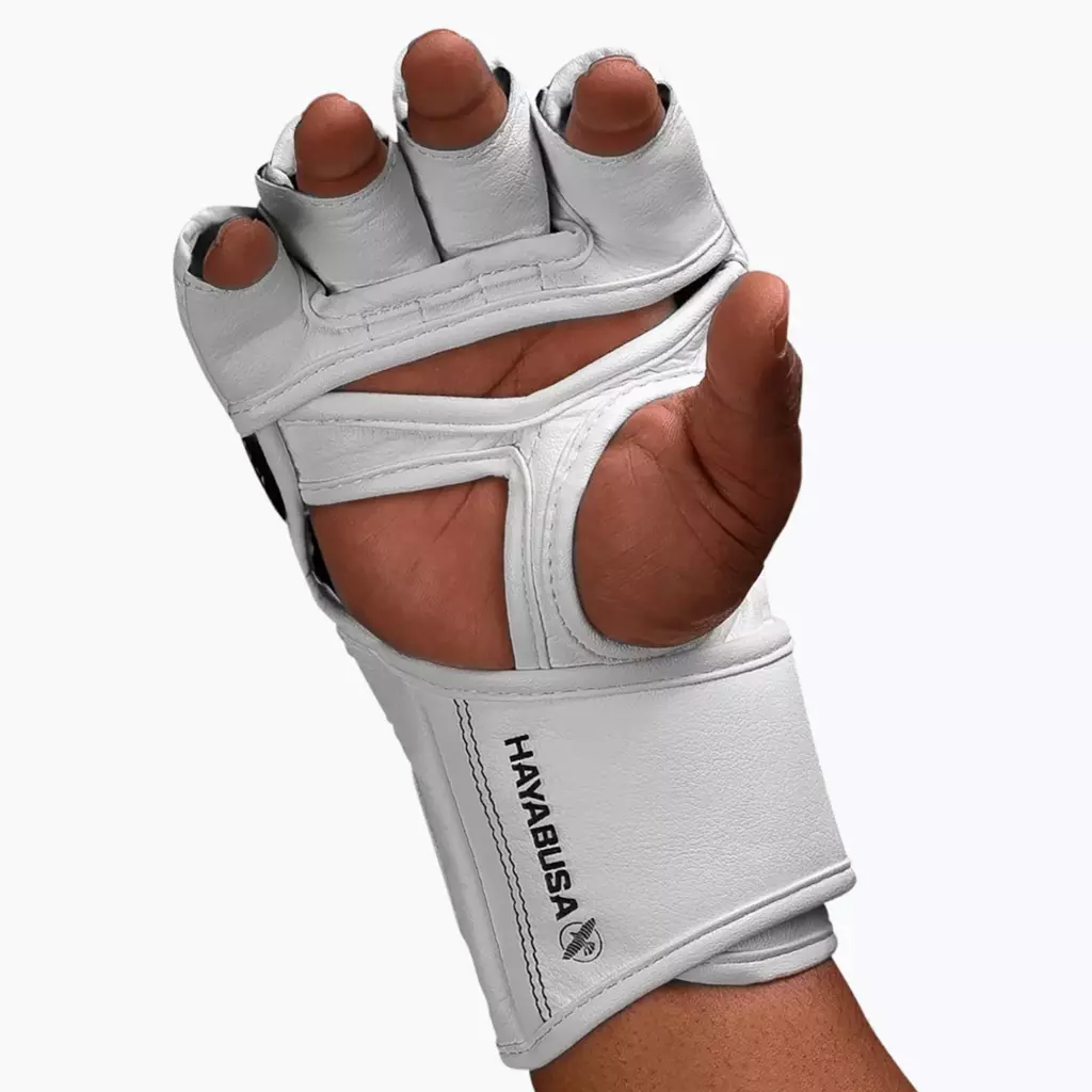 Перчатки MMA Hayabusa T3 white/black