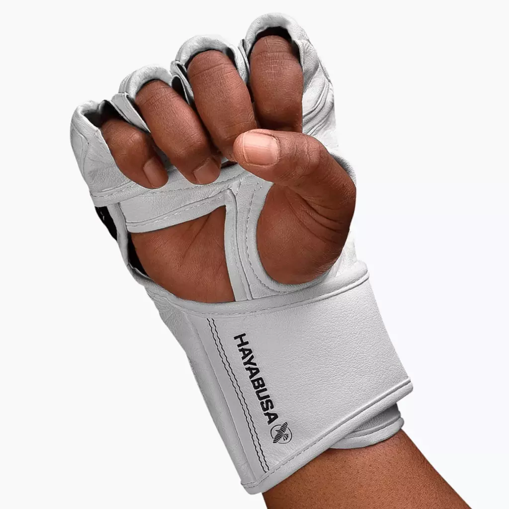 Перчатки MMA Hayabusa T3 white/black