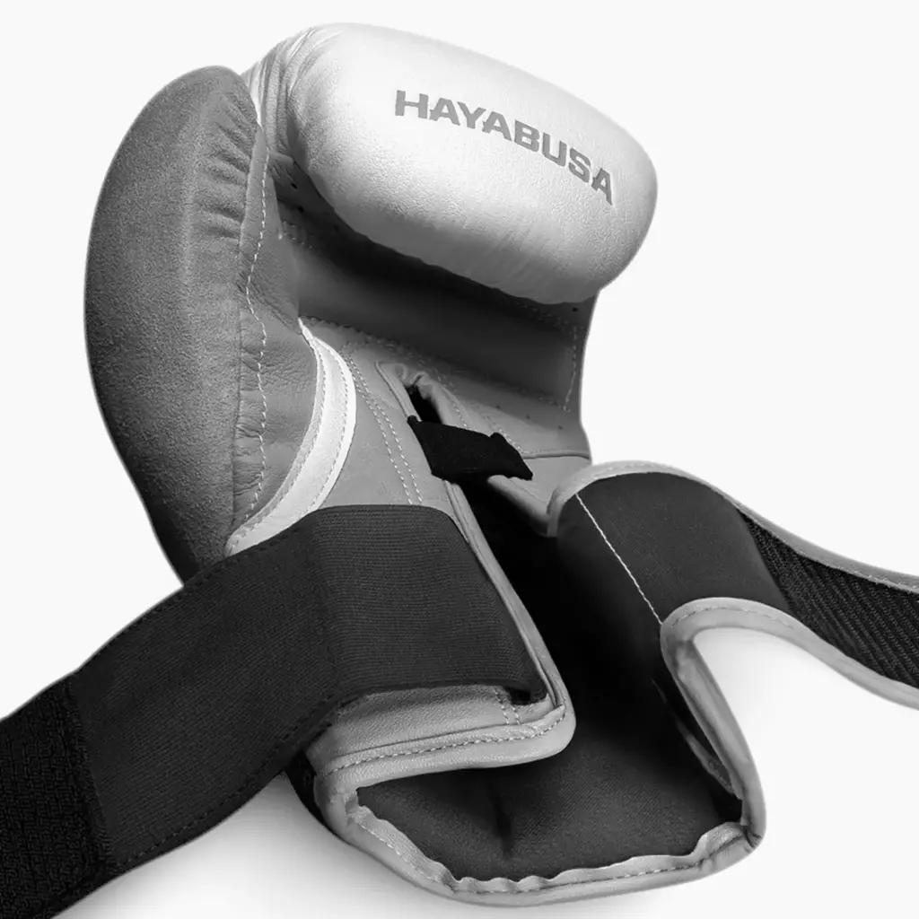 Боксёрские перчатки Hayabusa T3 white/grey