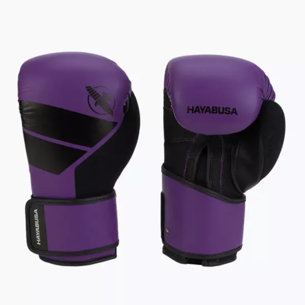 Боксёрские перчатки Hayabusa S4 purple/black
