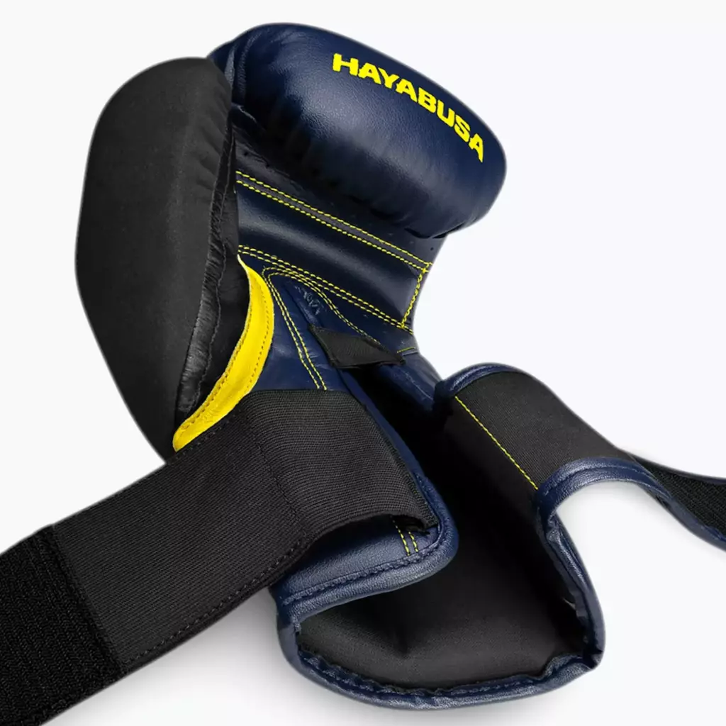 Боксёрские перчатки Hayabusa T3 navy/yellow