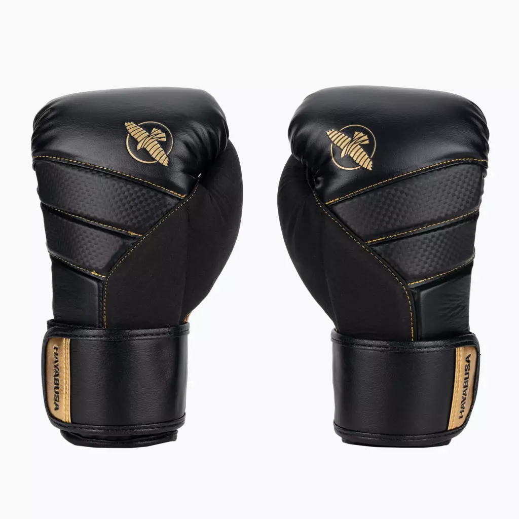 Боксёрские перчатки Hayabusa T3 black/gold