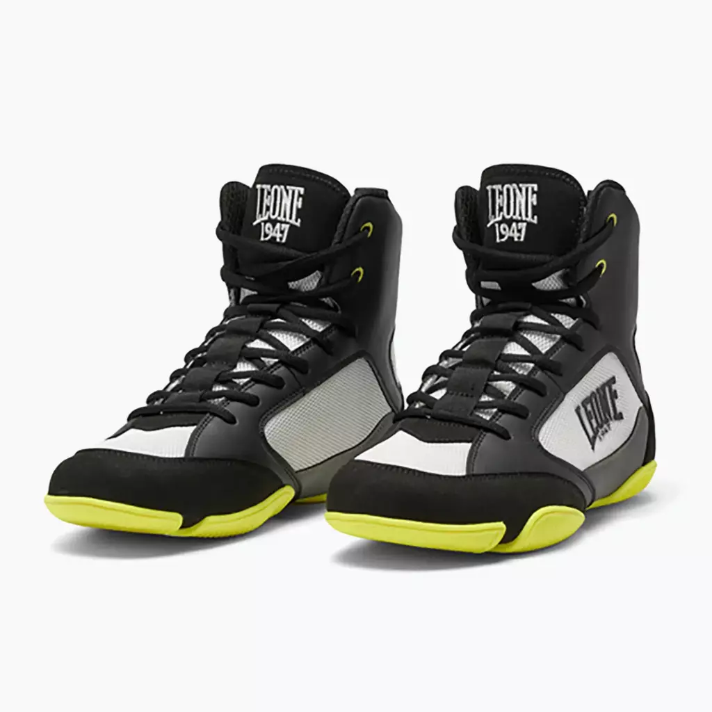 Боксёрки LEONE 1947 Premium Boxing nero/lime/black/lime
