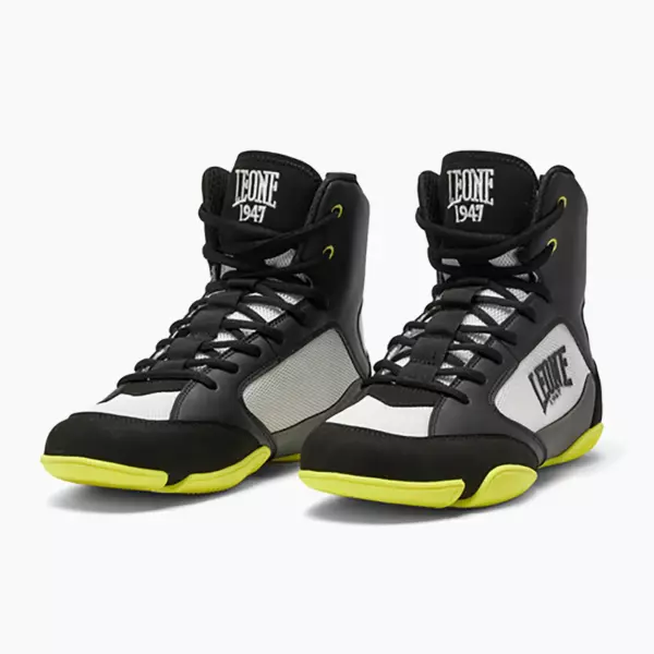 Боксёрки LEONE 1947 Premium Boxing nero/lime/black/lime