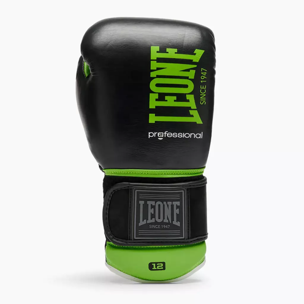 Боксёрские перчатки LEONE 1947 Professional 2 black/green