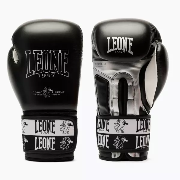 Боксёрские перчатки LEONE 1947 Iconic black