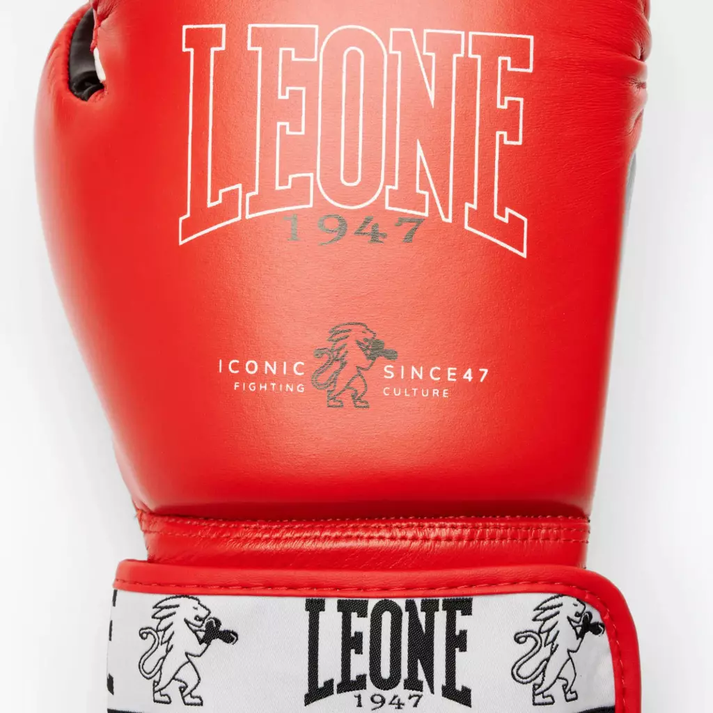 Боксёрские перчатки LEONE 1947 Iconic red