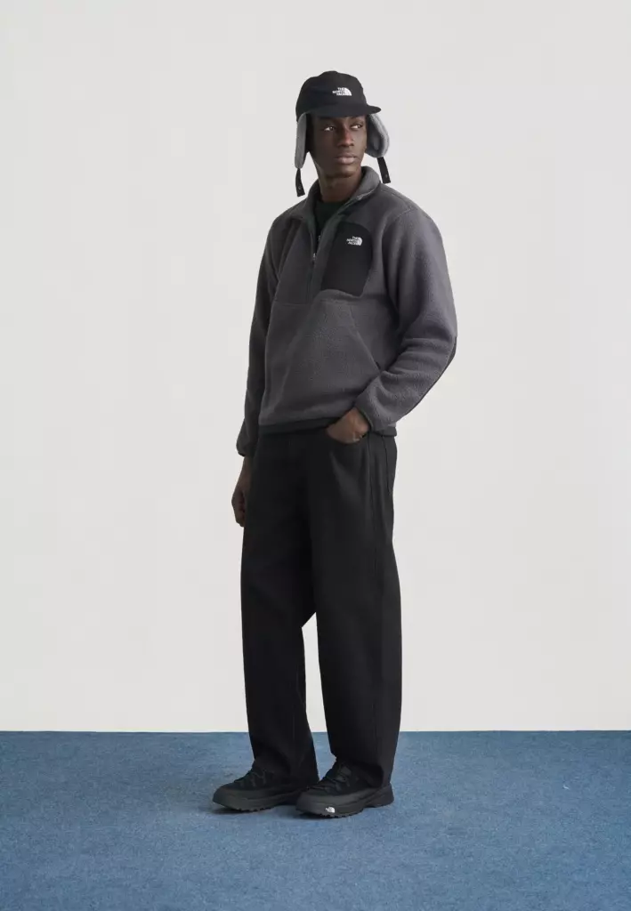 Мужская юмиори с застежкой-молнией The North Face 1/4 asphalt grey/black