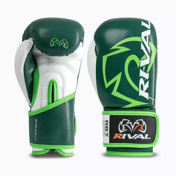 Боксёрские перчатки Rival RB7 Fitness Plus Bag green/white