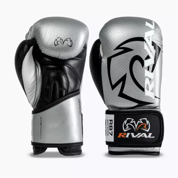 Боксёрские перчатки Rival RB7 Fitness Plus Bag silver/black