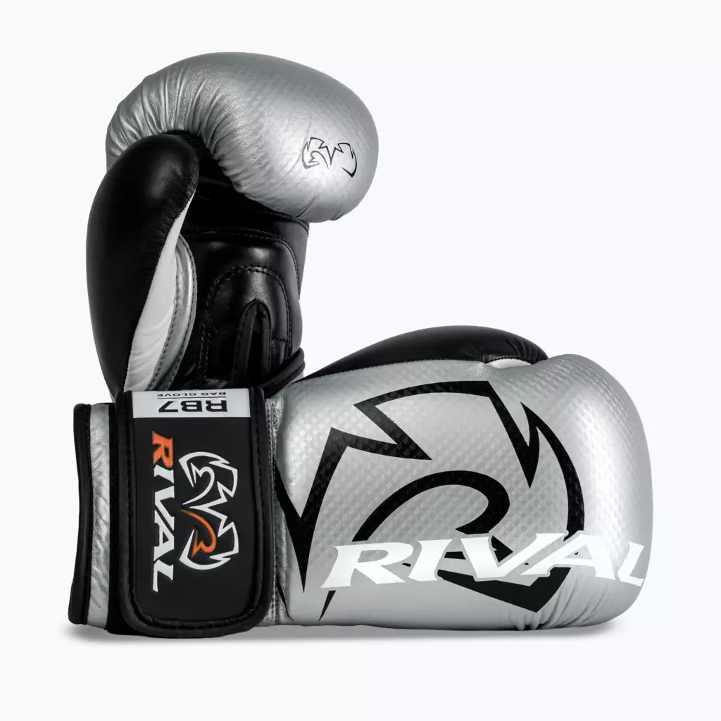 Боксёрские перчатки Rival RB7 Fitness Plus Bag silver/black