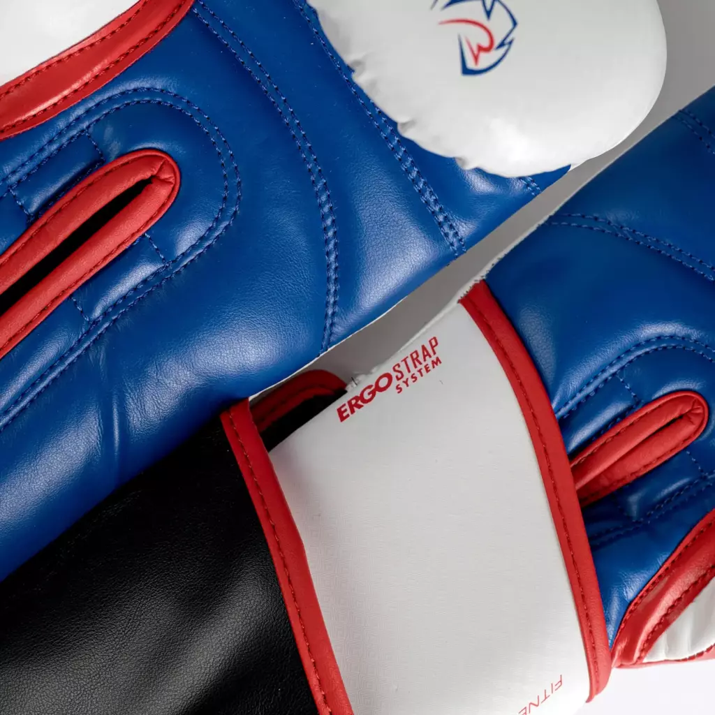 Боксёрские перчатки Rival RB7 Fitness Plus Bag white/blue