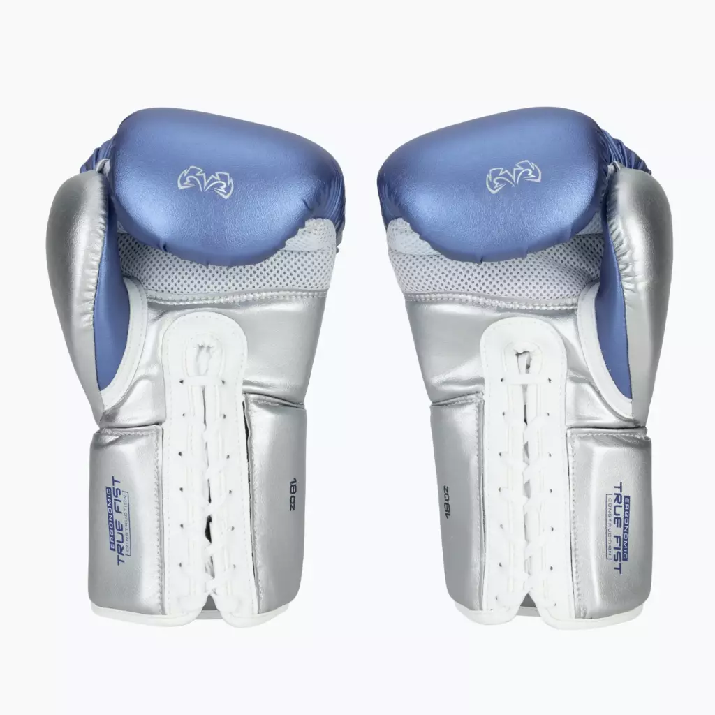 Боксёрские перчатки Rival RS100 Professional blue/silver