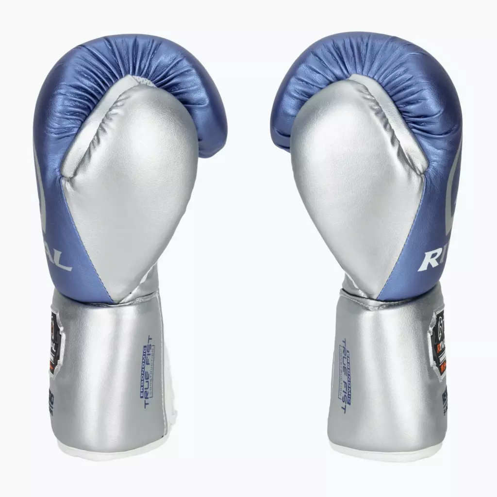 Боксёрские перчатки Rival RS100 Professional blue/silver