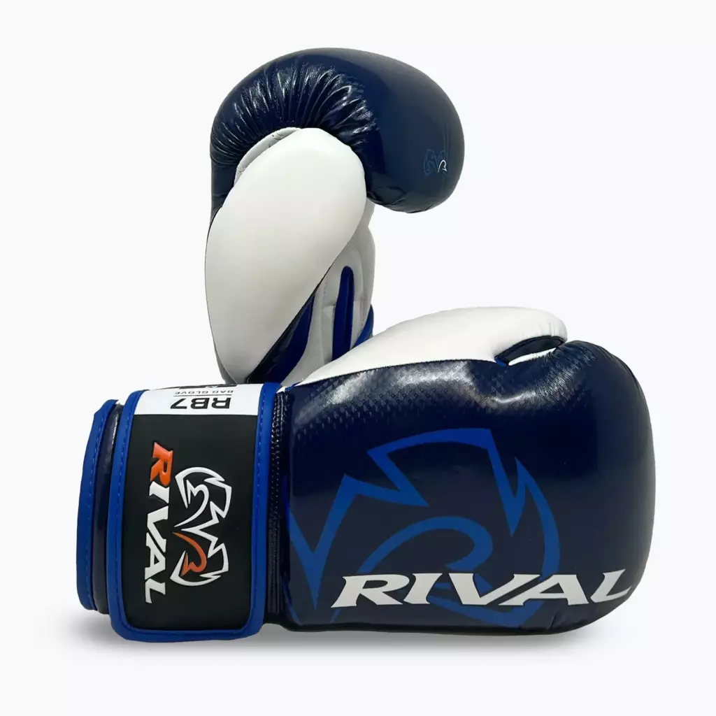 Боксёрские перчатки Rival RB7 Fitness Plus Bag navy/white