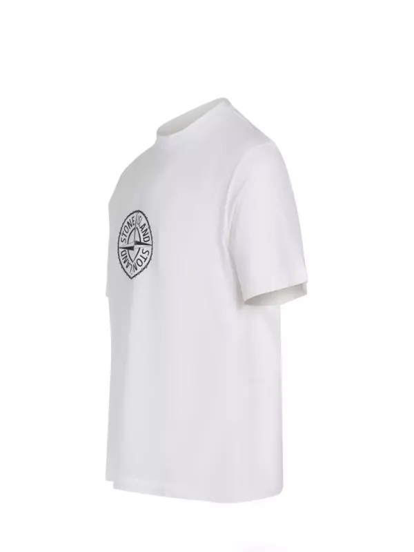 Футболка Stone Island Logo Printed White