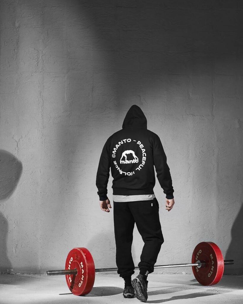 Худи MANTO LABEL 25 REGULAR OVERSIZE чёрная