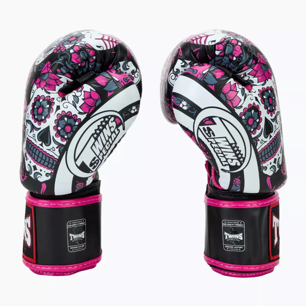 Боксёрские перчатки Twins Special Fancy FBGVL3-53 Skull pink/black