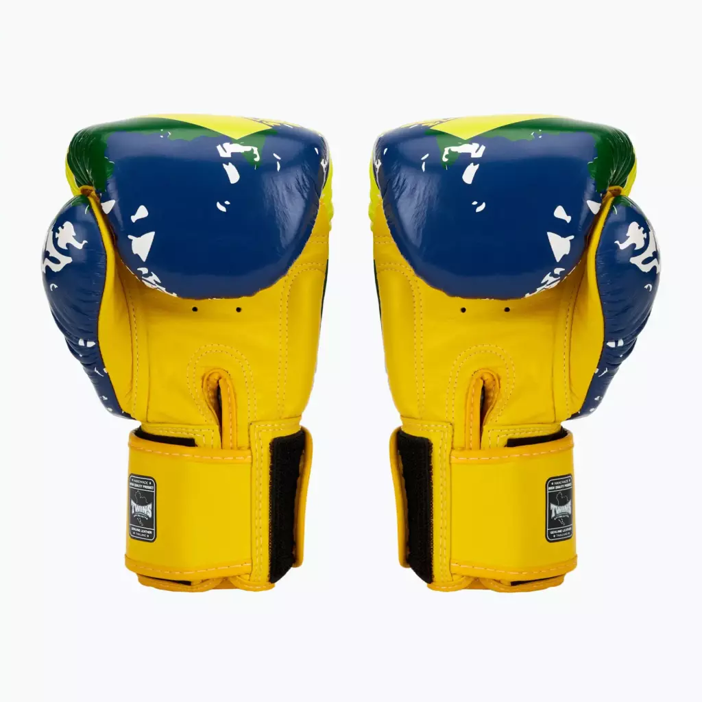 Боксёрские перчатки Twins Special FBGVL3-44 Brasil yellow/red/blue