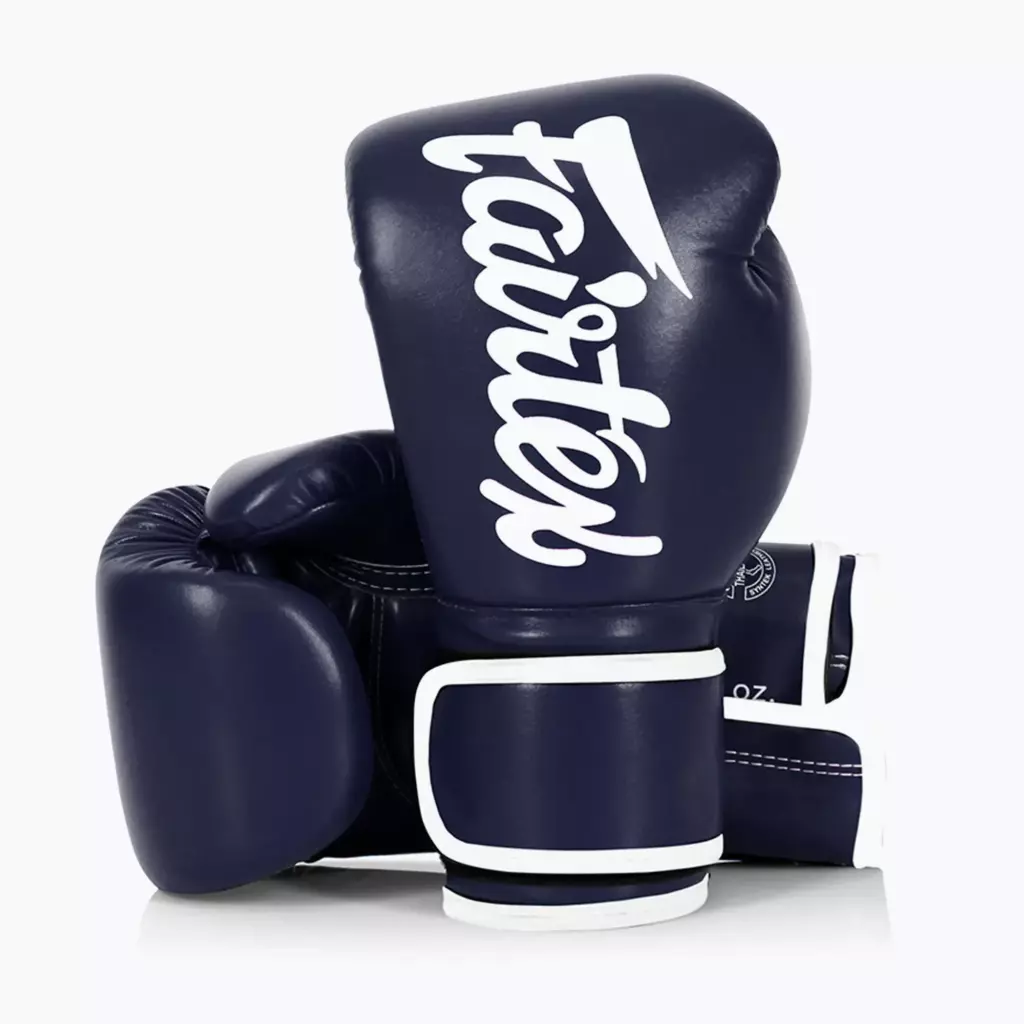 Боксёрские перчатки Fairtex Microfiber blue