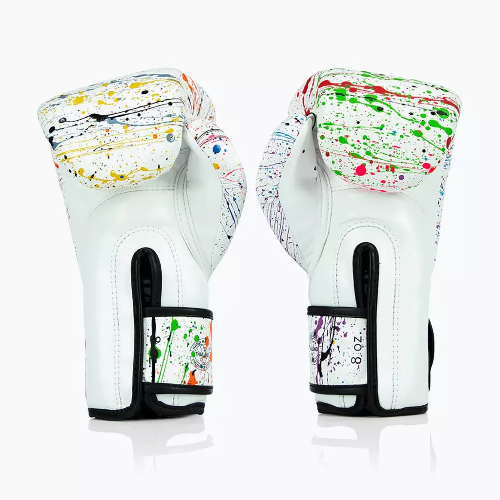 Боксёрские перчатки Fairtex Microfiber Art Collections Painter white