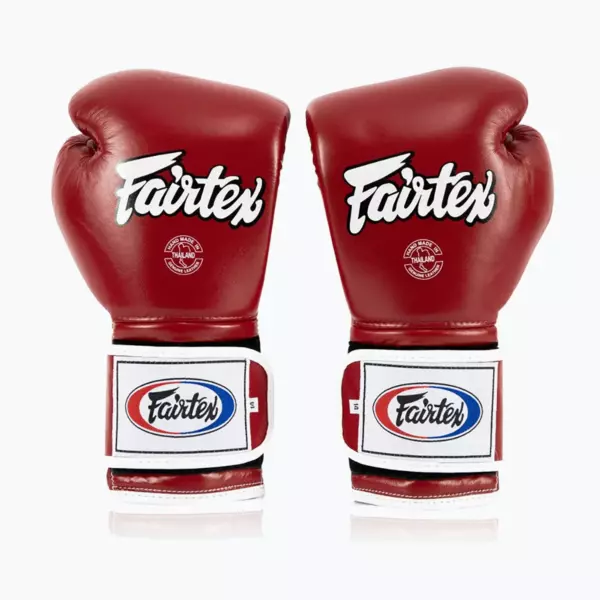 Боксёрские перчатки Fairtex Heavy Hitter's Mexican Style red