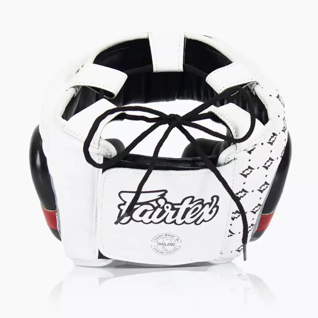Боксёрский шлем Fairtex Super Sparring white/black