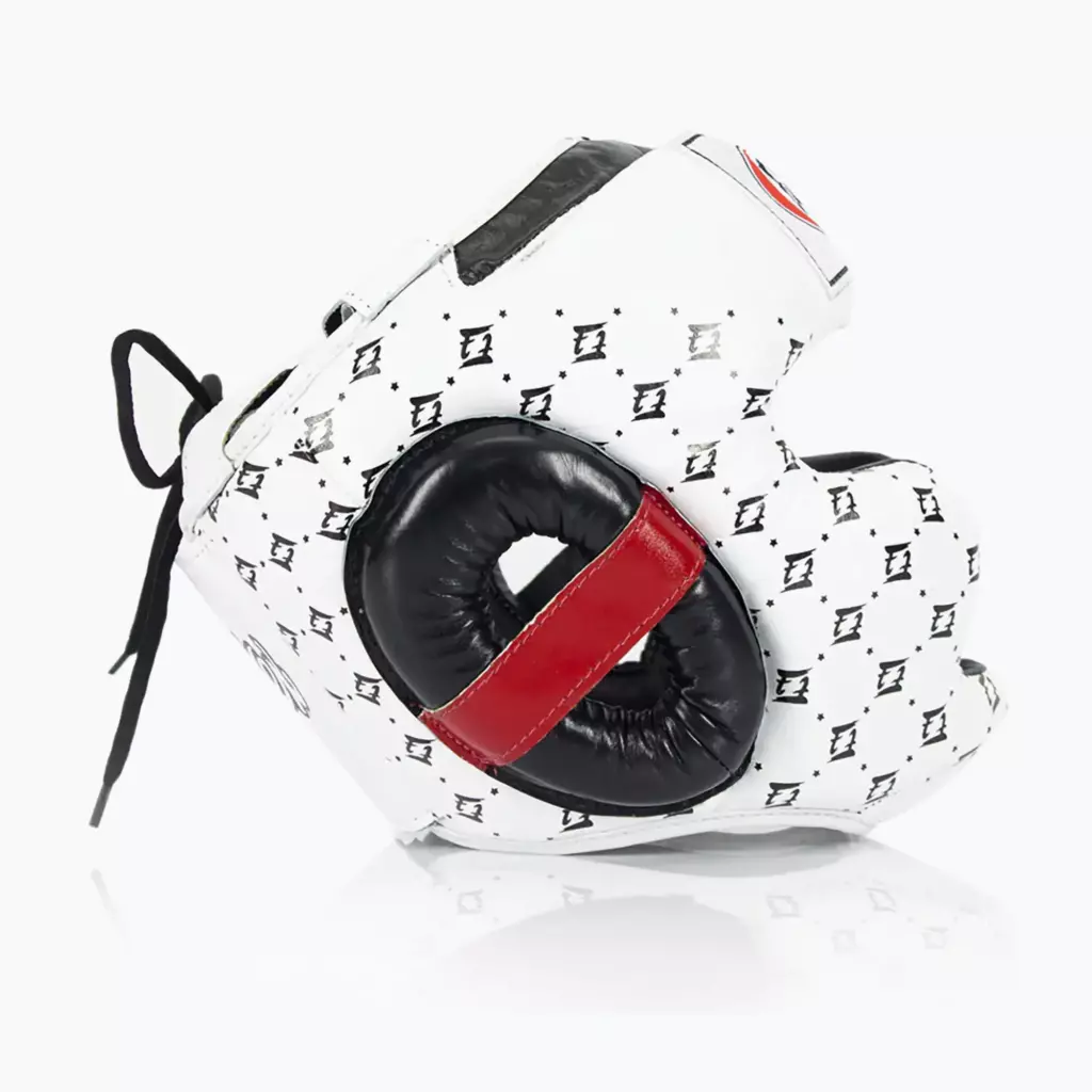 Боксёрский шлем Fairtex Super Sparring white/black