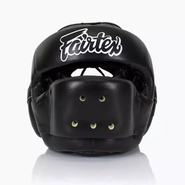 Боксёрский шлем Fairtex Full Face Protector black