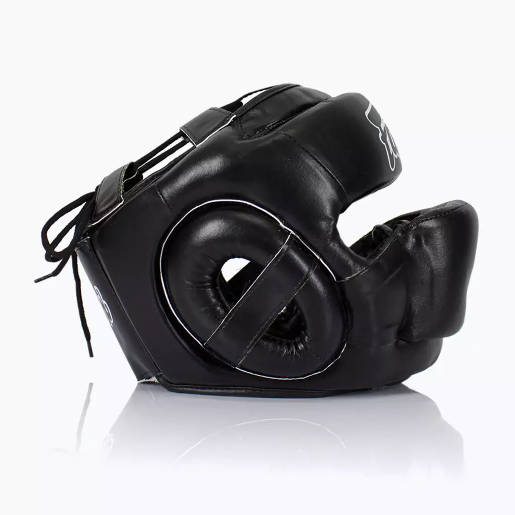 Боксёрский шлем Fairtex Full Face Protector black