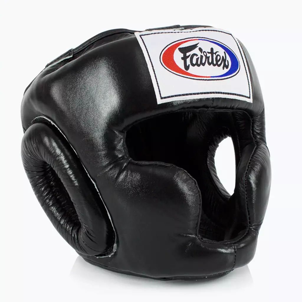 Боксёрский шлем Fairtex Full Coverage Style black