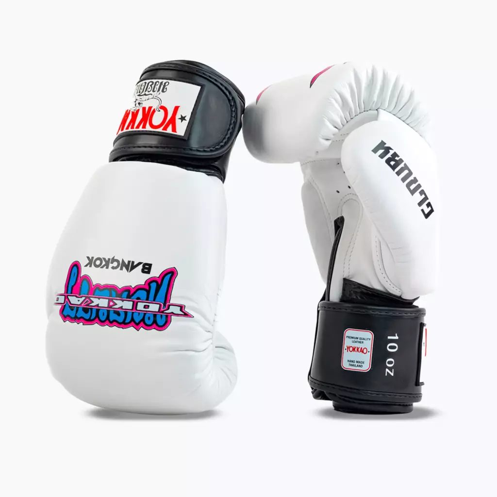 Боксёрские перчатки YOKKAO East Club white