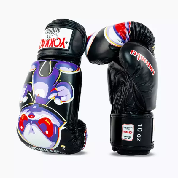 Боксёрские перчатки YOKKAO Angry Rabbit Boxing black